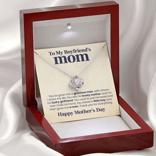You Given Me A Gracious Man | To My Boyfriends Mom Necklace