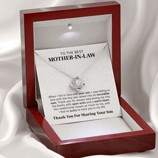 The Boy You Raised | To Mother In Law Necklace
