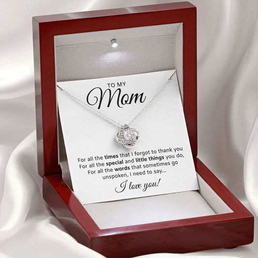For All The Time | To My Mom Necklace