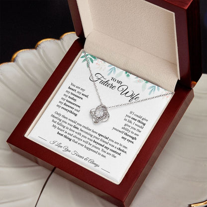 My Heart, My Soul, My Treasure | To My Future Wife Necklace