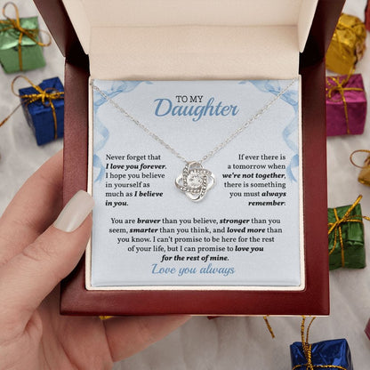 I Love You Forever | To My Daughter Necklace