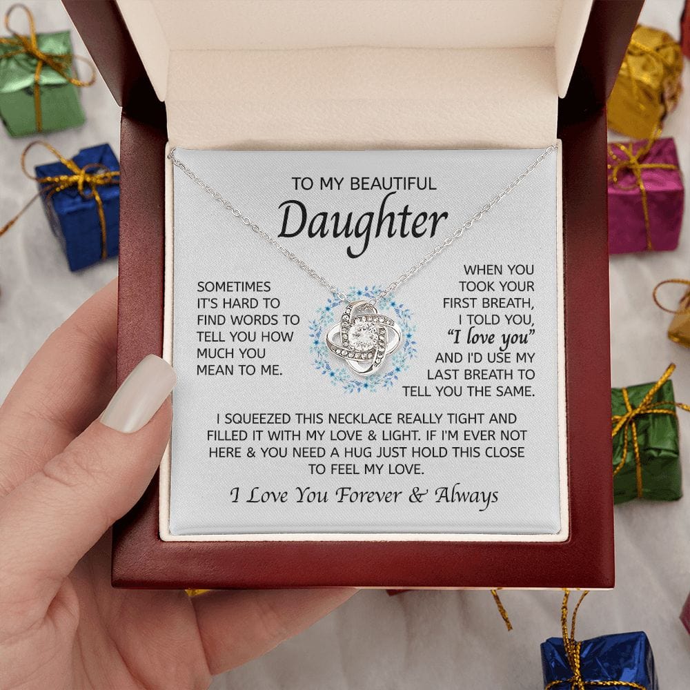 First Breath Last Breath | To My Beautiful Daughter Necklace