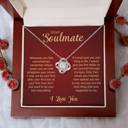 Remember Whose Queen You Are | To My Soulmate Necklace
