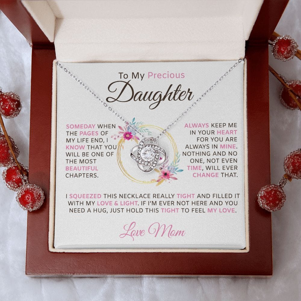 Beautiful Chapter | To My Precious Daughter Necklace
