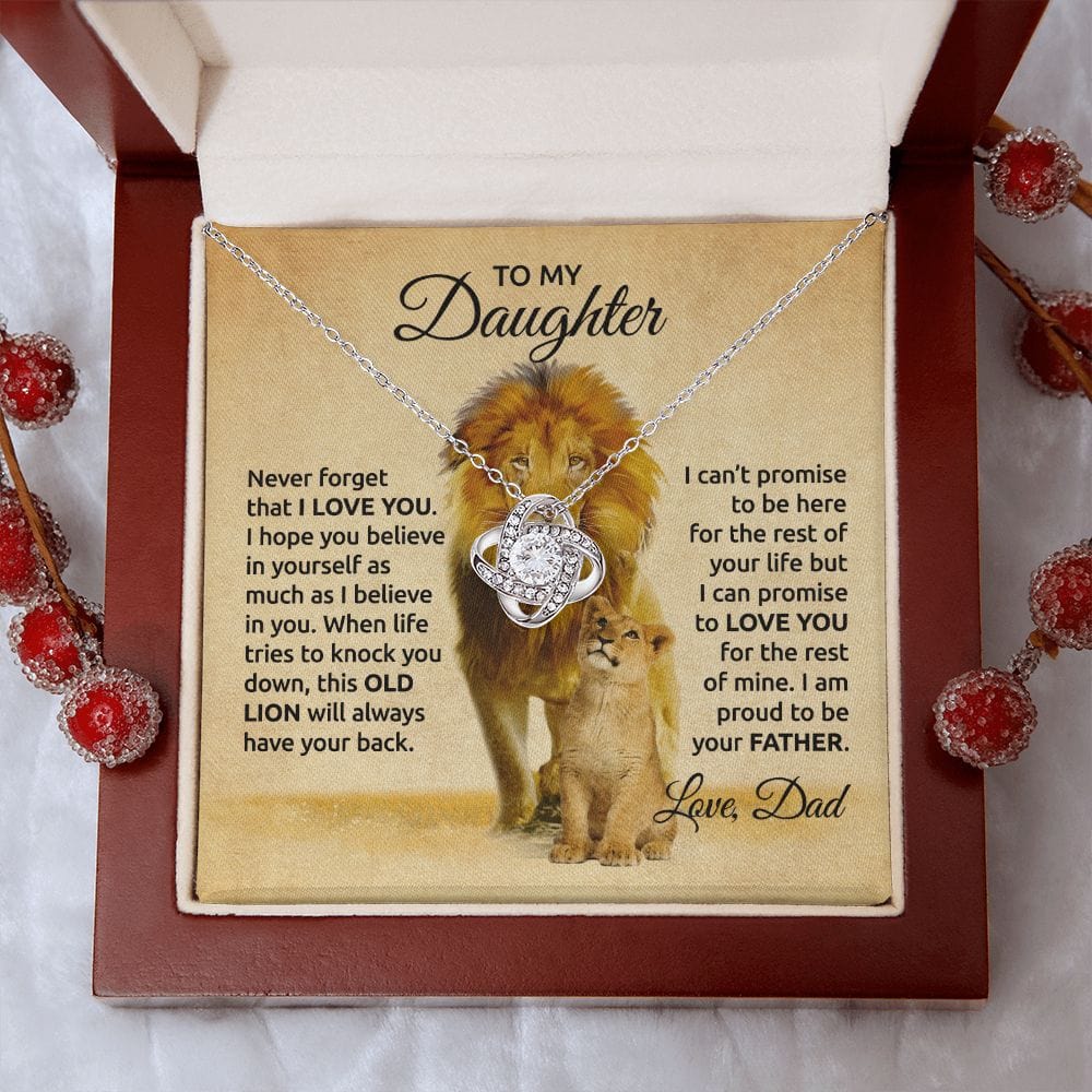 To my daughter sales love dad necklace