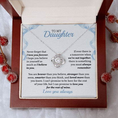 I Love You Forever | To My Daughter Necklace