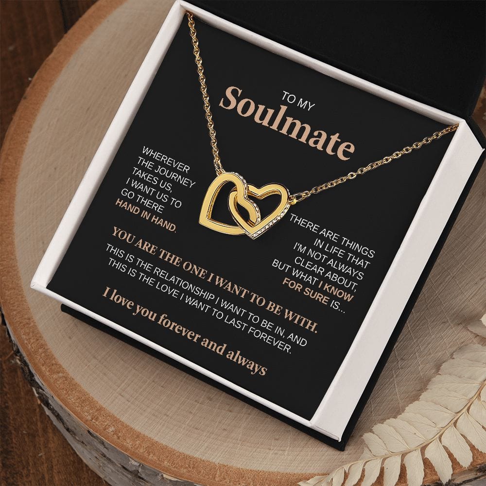 Wherever The Journey Takes Us | To My Soulmate Necklace