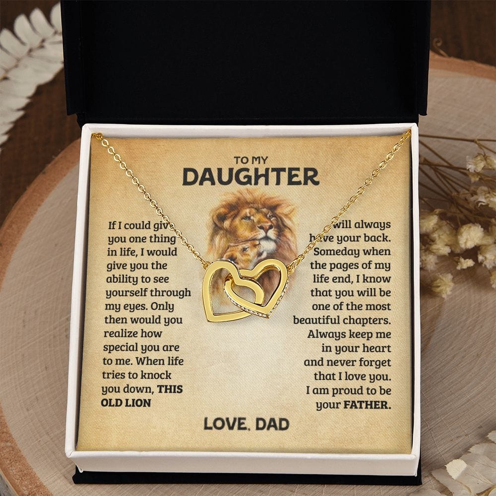 See Yourself Through My Eyes | To My Daughter Necklace