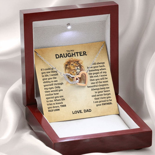 See Yourself Through My Eyes | To My Daughter Necklace