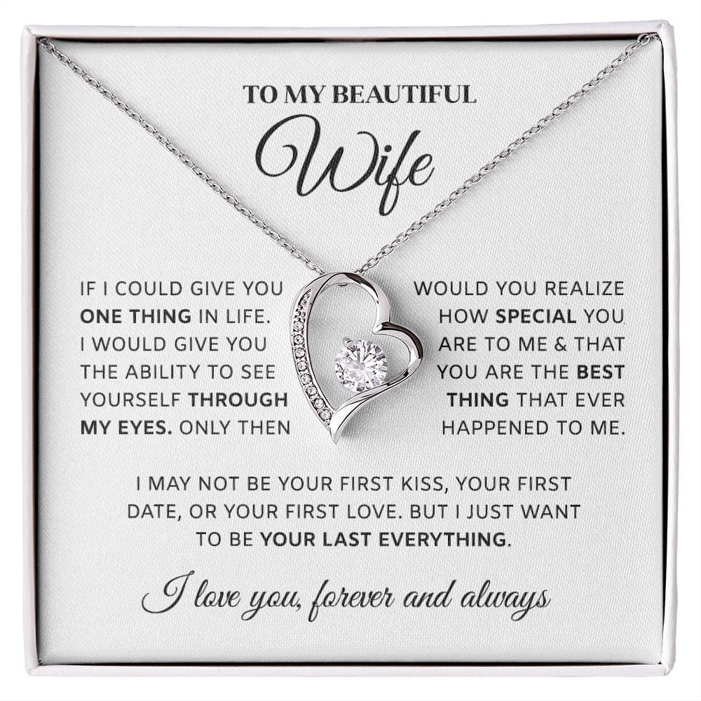 Last Everything | To My Beautiful Wife Necklace