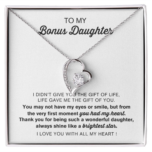 Life Gave Me The Gift Of You | To My Bonus Daughter