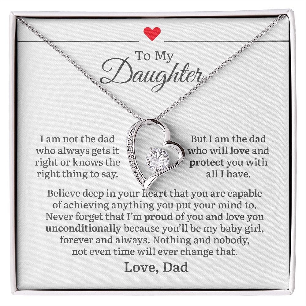 Im Not The Dad Who Always Get It Right | To My Daughter Necklace