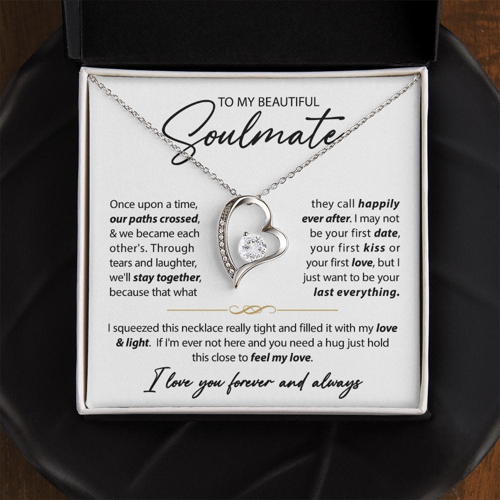 Our Paths Crossed | To My Soulmate Necklace
