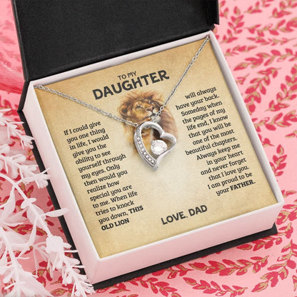 Through My Eyes | To My Daughter Necklace