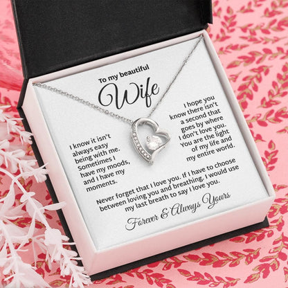 The Light Of My Life | To My Wife Necklace