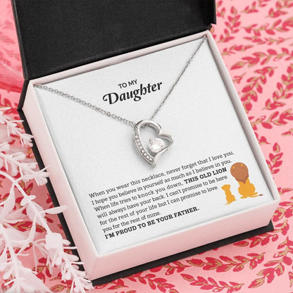 Proud To Be Your Father | To My Daughter Necklace