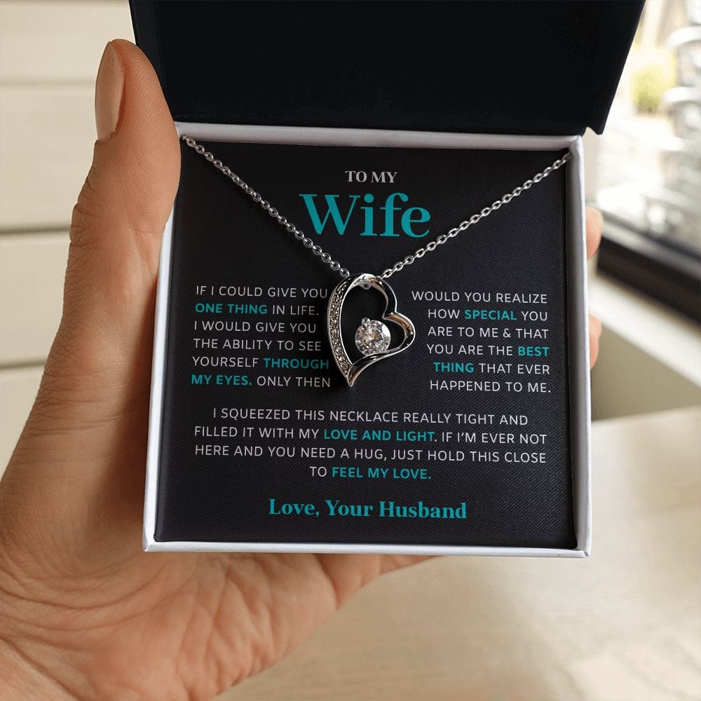 If I Could Give You One Thing | To My Wife Necklace