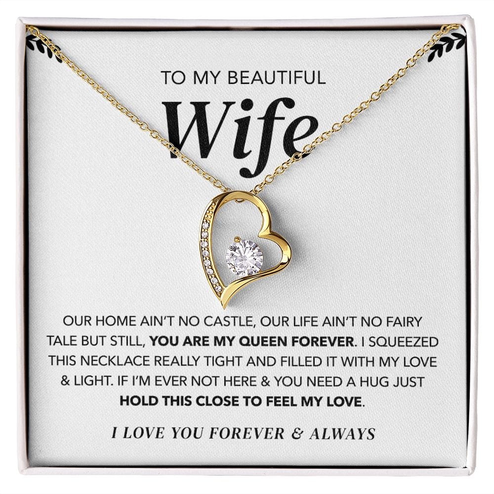 Our Home Aint No Castle | To My Wife Necklace