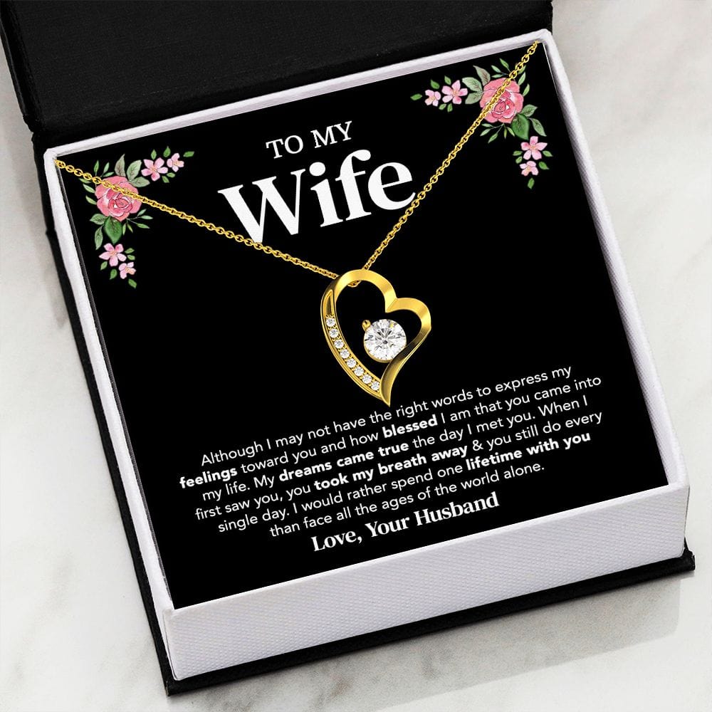 Life Time With You | To My Wife Necklace