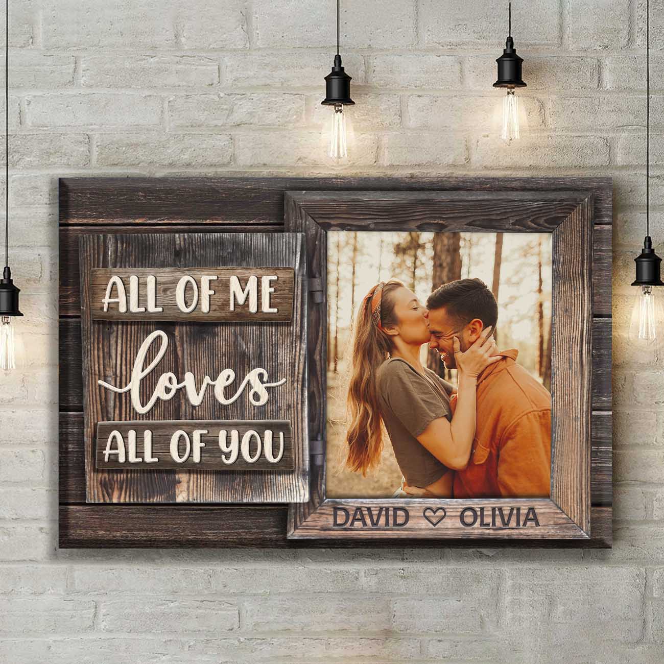All Of Me Premium Personalized Canvas